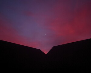 night sky with clouds