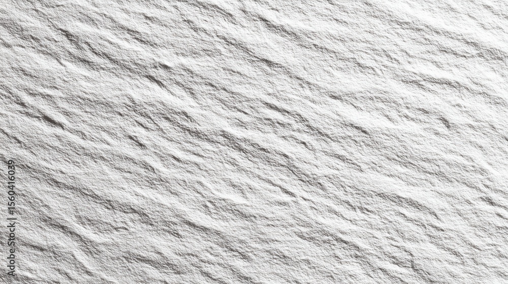 Poster high angle view of wrinkled white paper showing light and shadow across the surface and folds for us
