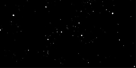 Snow flakes winter snowfall white light vector background. Christmas background, white snow on black background for edit photo.	