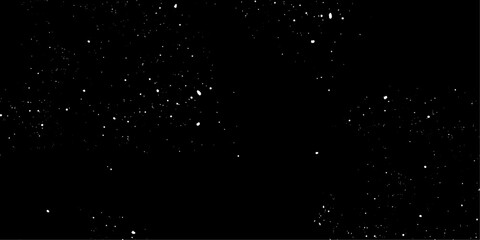 Snow flakes winter snowfall white light vector background. Christmas background, white snow on black background for edit photo.	