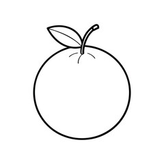 vector illustration of an apple
