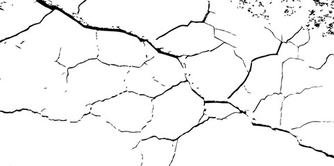 closeup of cracks and fissures of peeling paint on a transparent background-Old concrete wall with cracked flaking paint
