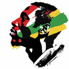 tshirt graphic design for black history month
