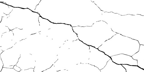 closeup of cracks and fissures of peeling paint on a transparent background-Old concrete wall with cracked flaking paint
