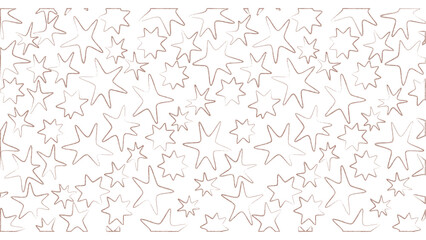 Doodle Star Blob Seamless Pattern