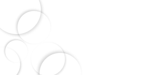 Title: Abstract background with circle white abstract geometric background with soft light white paper circles in design .Gray abstract. white background texture, Xmas, backdrop, lights, wallpaper des