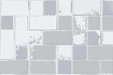 Grey tiles background. Vector pattern.
