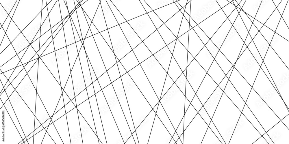 Poster abstract line background. abstract black lines with white background creative and geometric shape wi