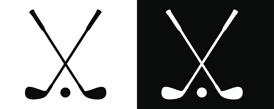 golf club flat icon. golf stick for sports element. vector illustration