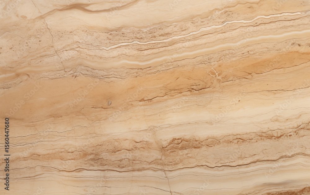 Poster beige marble texture with horizontal lines and subtle color variations shown
