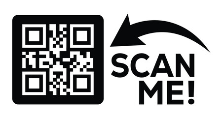 Obraz premium Scan QR code icon. Digital scanning qr code. QR code scan for smartphone. QR code for payment. Scan QR code symbol
