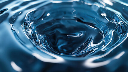 glowing liquid vortex background, water circle splash 6