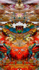 Abstract art background . Hand painting artwork on canvas .