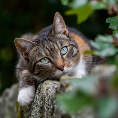 Fototapeta premium portrait of a cat