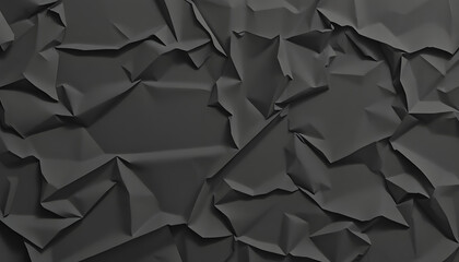 crumpled paper card board material, black paper texture with folding marks, print overlay. White tone