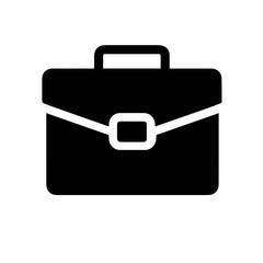 Briefcase icon vector illustration flat design isolated on white