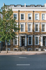 Residential and apartment market in the Earl's Court area, London.