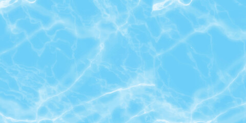 abstract marble texture in cool tones of blue and white resembling the fluid flow of water or cracked ice Ideal for product packaging Blue sky with white cloud. Blue background.