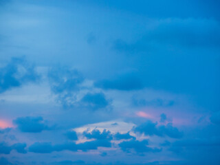 blurred photo of cloud and sunset sky.