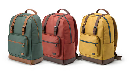 school bag isolated on white background