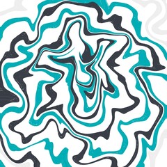 Teal and Grey Abstract Marble Effect