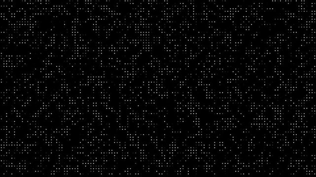 Animated Abstract Technology Dark Background