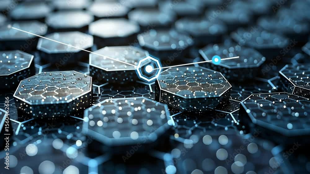 Poster nano technology in hexagonal