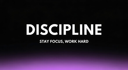 Fototapeta premium Inspirational Quote for Success and Productivity