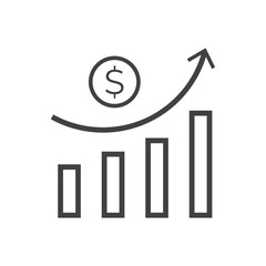 Online business icon template. Digital business cion.