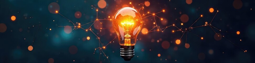 Illuminated Network A Visual Metaphor for Completed Ideas, Successful Problem Solving, and Mind Innovation