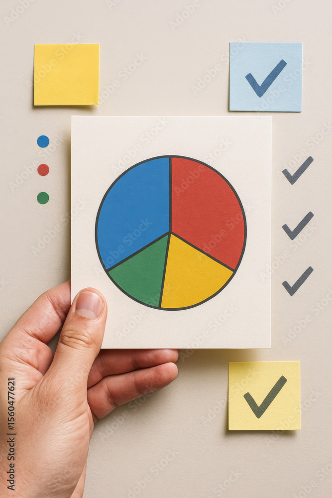 Poster analyzing segmented data provides clear insights for strategic decision-making and progress tracking