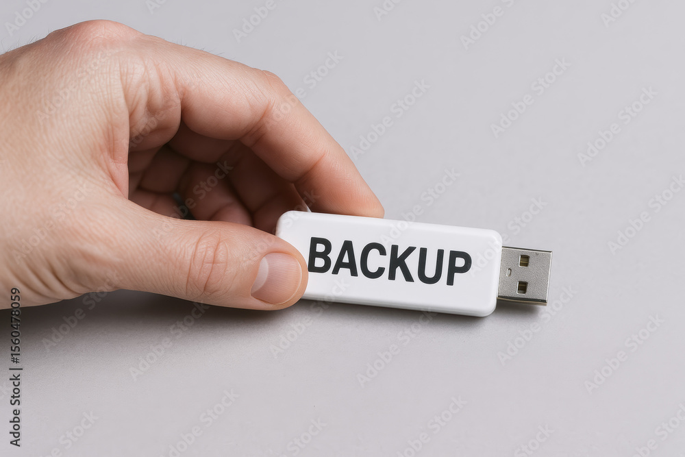 Poster ensuring data protection through reliable backup solutions highlights the importance secure digital 