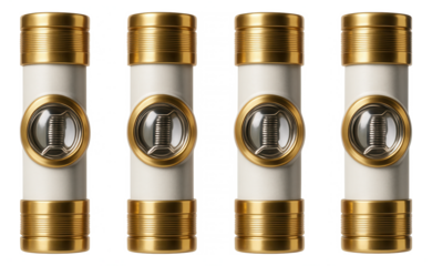 Heavy-duty fuses specified for use in home backup generators during power outages.