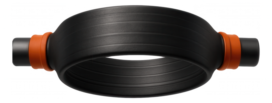 Heat tape used in a holiday resort's outdoor lighting display to prevent electrical issues from snow and ice.