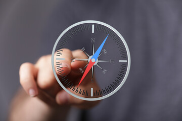Find your direction with this image. Ideal for business, strategy, and navigation concepts.