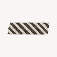 Obraz premium Striped torn tape piece