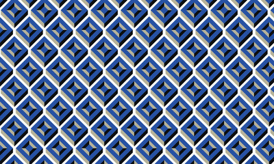 3d Seamless vector pattern Background
