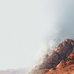 Desert mountain vista