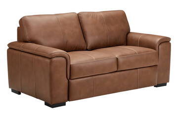 Fototapeta premium ndustrial sofa isolated on white background PNG ,AI GENERATED