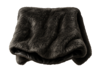 A faux fur blanket that provides lavish comfort in a penthouse suite