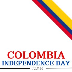 Fototapeta premium Colombia Independence Day 