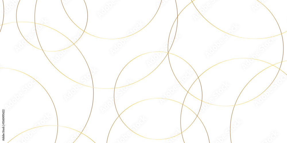 Poster abstract background golden circle stock line background. abstract artistic of geometric background g