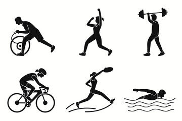 Obraz premium silhouette of a girl with a bicycle