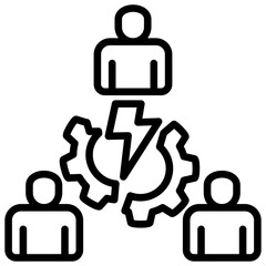 Conflict Management Icon