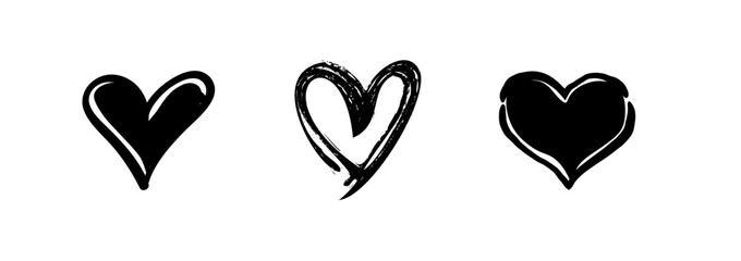 HAND DRAWN HEARTS 3
