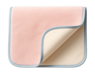 A waterproof baby blanket with a soft fleece top layer, practical for diaper changes on the go.