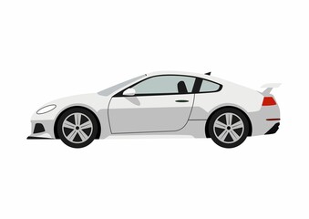 Obraz premium sports car isolated on white