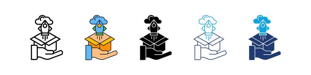 Lean Startup multiple icon