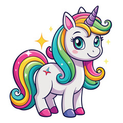 Minimalist Rainbow Illustration for Kids