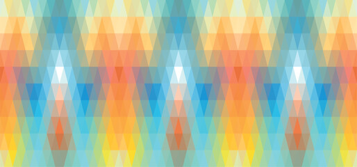 Bright Mosaic Tiles Seamless Pattern